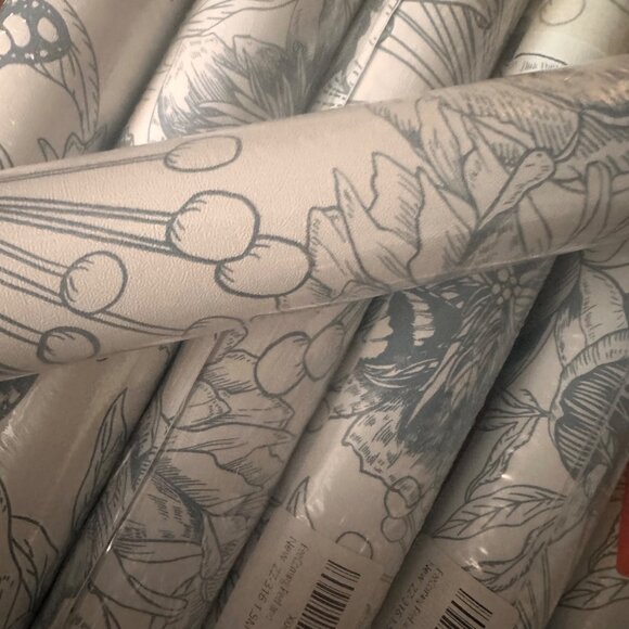 Floral Peel and Stick Wallpaper Rolls Blue White Contact Paper Bloom 8 available - Picture 11 of 11